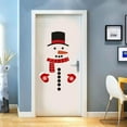 thumbnail image 2 of Christmas PVC Snowman Refrigerator Sticker Christmas Christmas Window Wall Decals DIY Wall Sticker, 2 of 6