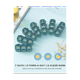 Pill Organizer , 7 Day Pill Box 3 Times A Day Weekly Vitamin Box