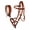 Tan, variant on Challenger USA Horse Western Leather Tack Bitless Sidepull Bridle Rein Tan 77RT04TN-C