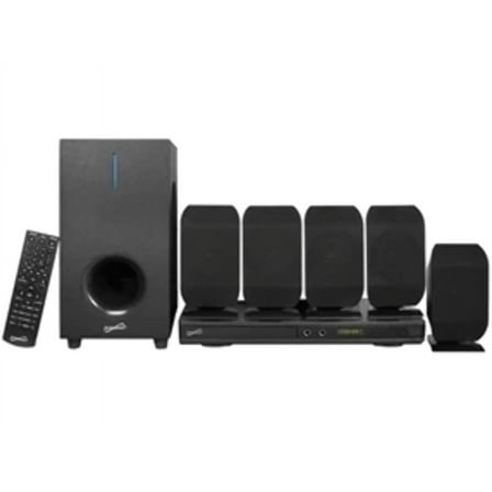 Supersonic 5.1 Home Theater Systems, Black, 53.68 lb