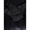 thumbnail image 6 of Doomiva Kids Girls Shiny Rhinestone Figure Ice Skating Dress Long Sleeve Ballet Lyrical Dance Dress for Performance Black Purple 14, 6 of 7