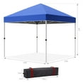 thumbnail image 2 of Kojooin 10x10ft Instant Pop-Up Canopy Tent with Center Lock - Portable & Adjustable, 2 of 6