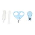 thumbnail image 3 of EOTVIA Baby Nail File Set,4pcs Baby Nail Kit Nursing Baby Nail File Set With Scissors Nail File Round Tweezer Nail Clipper Blue,Baby Nail File, 3 of 8