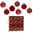 thumbnail image 3 of Velvet Christmas Balls Ornaments 16Pcs 2.4inch Flocked Plastic Velvet OrnamentsShatterproof Decorative Ball for Xmas Tree Holiday Wedding Decoration(Beige), 3 of 9