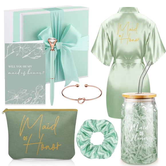 Set de regalo Irenare Proposal, 8 unidades, batas de maquillaje, bolsa de maquillaje y tarjetas