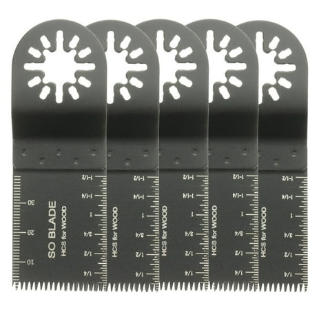 Power Tool Steel Saw Blade - 5-Pack 35mm(1-3/8