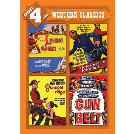 Movies 4 You: Western Classics - The Lone Gun / Ride Out For Revenge / Gunsight Ridge / Gun Belt