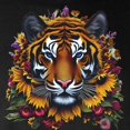 thumbnail image 3 of CafePress - Sunflower Tiger Long Sleeve T Shirt - Long Sleeve Dark T-Shirt, 3 of 4