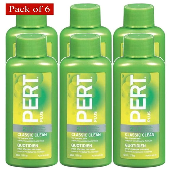Pert Shampooing et après-Shampooing 2 en 1 50ml (Lot de 6)