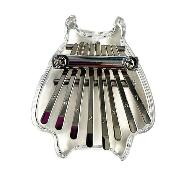 Mini Kalimba 8 teclas pulgar Piano lindo portátil dedo Piano madera Marimba buen accesorio colgante regalo Zhivalor CPB-SSW2444-1