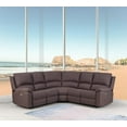 thumbnail image 2 of 80" X 80" X 39" Brown  Power Reclining Sectional, 2 of 4