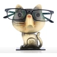 thumbnail image 1 of Spectacle Holder Metal Eyeglass Eyewear Rack Animal Sculpture Eyeglass Display Stand (Cat Shape), 1 of 5
