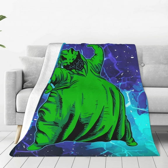 Oogie Boogie Blankets Flannel Fleece Warm Soft Throw Blanket For Couch Sofa Bed Living Room All Season Decor Gift 40"X30"
