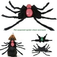 thumbnail image 6 of kiskick Halloween Spider Pet Cosplay Costume – Fastener Tape Closure Felt Cloth Outfit for Festive Prop Suitable for Puppy Cats, 6 of 8
