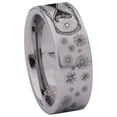 thumbnail image 3 of Hour Glass Tungsten Carbide Ring, 3 of 9