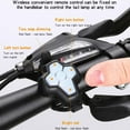 thumbnail image 3 of Bike Turn Signals, Bright Bicycle Turn Signals Front Back, Wireless Remote Control Bike Tail Light, LED Bike Flashlight for Mountain Bike, Bicycle,Scooter, IPX5 Waterproof Bike Accessories - Style 2, 3 of 7
