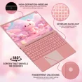 thumbnail image 5 of 2026 NEW 15.6" Rose Gold Laptop, Office 2024, Windows 11 Pro, FHD 1080P IPS Display, 16GB RAM 512GB SSD, Intel Core i3 Processor, Backlit Keyboard, Fingerprint Reader, USB3.0 Webcam WiFi5, Pink, 5 of 7