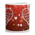 thumbnail image 3 of I Love My Life Because It Gave Me You Coffee Tea Ceramic Mug Office Work Cup Gift 15 Oz, 3 of 3
