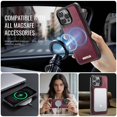 thumbnail image 3 of Magnetic Case for iPhone 15 Pro Max / 15 Pro / 15 Plus / 15, Strong Magnetic Slim Protective Phone Cover, Shockproof Scratch-Resistant Lightweight Case, 3 of 12