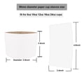 thumbnail image 2 of Fundas desechables para tazas de café EchoDone 200, blancas, 90 mm, 2 of 8