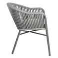 thumbnail image 5 of SAFAVIEH Stefano Stackable Outdoor Patio Rope Chair, Grey/Cushion, Set of 2, 5 of 12