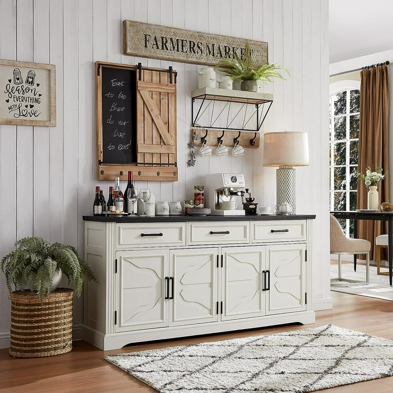 White farmhouse sideboard discount