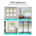 thumbnail image 6 of Window Privacy Film Eucalyptus Lemon Stained Glass Window Film Decorative Sun Block Window Cover Sage Green Plant Leaf Yellow Fruit Window Clings Static Adhesive Sticker for Bathroom 17.7"x39.3", 6 of 7