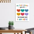 thumbnail image 3 of School Nurse Canvas Wall Art,In This Clinic You Are Safe Health Clinic Motivational Quote Painting Prints Poster Ready to Hang for School Nurse Office Décor,12x15 Inch, 3 of 6