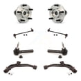 thumbnail image 1 of Transit Auto Bras de Commande Inférieur à Roulement avant avec Tige de Liaison Extérieure à Rotule et Kit de Stabilisation de Barre de Oscillation (8 Pcs) pour Voiture Dodge Caravan Grand Chrysler Town Country Voyager - Côté Gauche Droit K7T-109765, 1 of 11