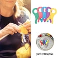 thumbnail image 3 of QUTETN 40pcs Yarn Bobbin for Crochet Spool Weave Organizer Tool, 3 of 11