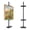 Black, variant on Goobetter Adjustable Tabletop Easel Stand for Picture Frames up to 28" - Picture Stands for Display- Picture Frame Stand for Art, Signs, or Photos - Gold