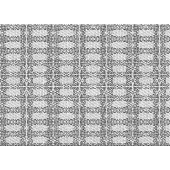 Ahgly Company Machine Washable Indoor Rectangle Transitional Gray Area Rugs, 5' x 7'