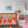 thumbnail image 3 of The Kids Room by Stupell Kids World Map Colorful Nursery Design Wall Plaque Art by Daphne Polselli, 3 of 3