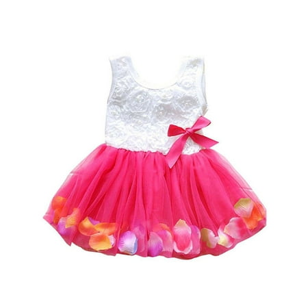 

OUMY Baby Girls Flower Princess Party Wedding Tulle Tutu Dresses