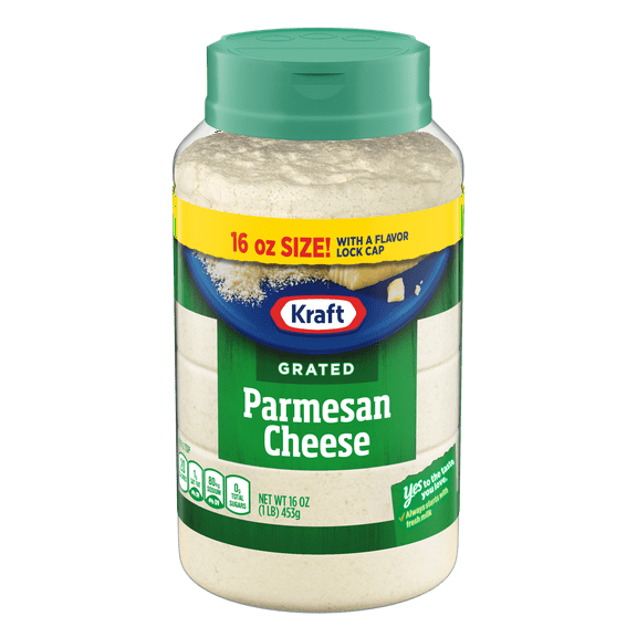 Kraft Grated Parmesan Cheese Shaker 16 oz Bottle