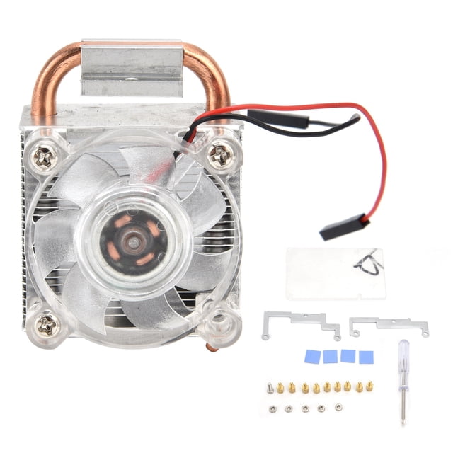 Ventilador de refrigeración de componentes, enfriador para radiador Raspberry Pi para torre de hielo Raspberry Pi para materiales ecológicos Raspberry Pi NikouMX herramienta