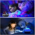 thumbnail image 2 of LED Projector Lamp, Starry Sky Baby Night Light 2 in 1 Ocean Projector & Stars Bedside Lamp 360 ° Degree Rotation Projection Lamp 8-Color Change Perfect for Kids Bedroom, 2 of 7