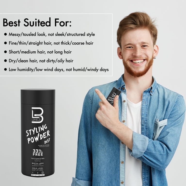 L3VEL3, Styling Powder, Matte Finish Volume Boost, 50g - Walmart.com