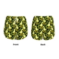thumbnail image 3 of Honeii goose and hearts print a double-layered women's running short, ideal for gym, tennis, and various activities, complete with a practical pocket-X-Large, 3 of 7