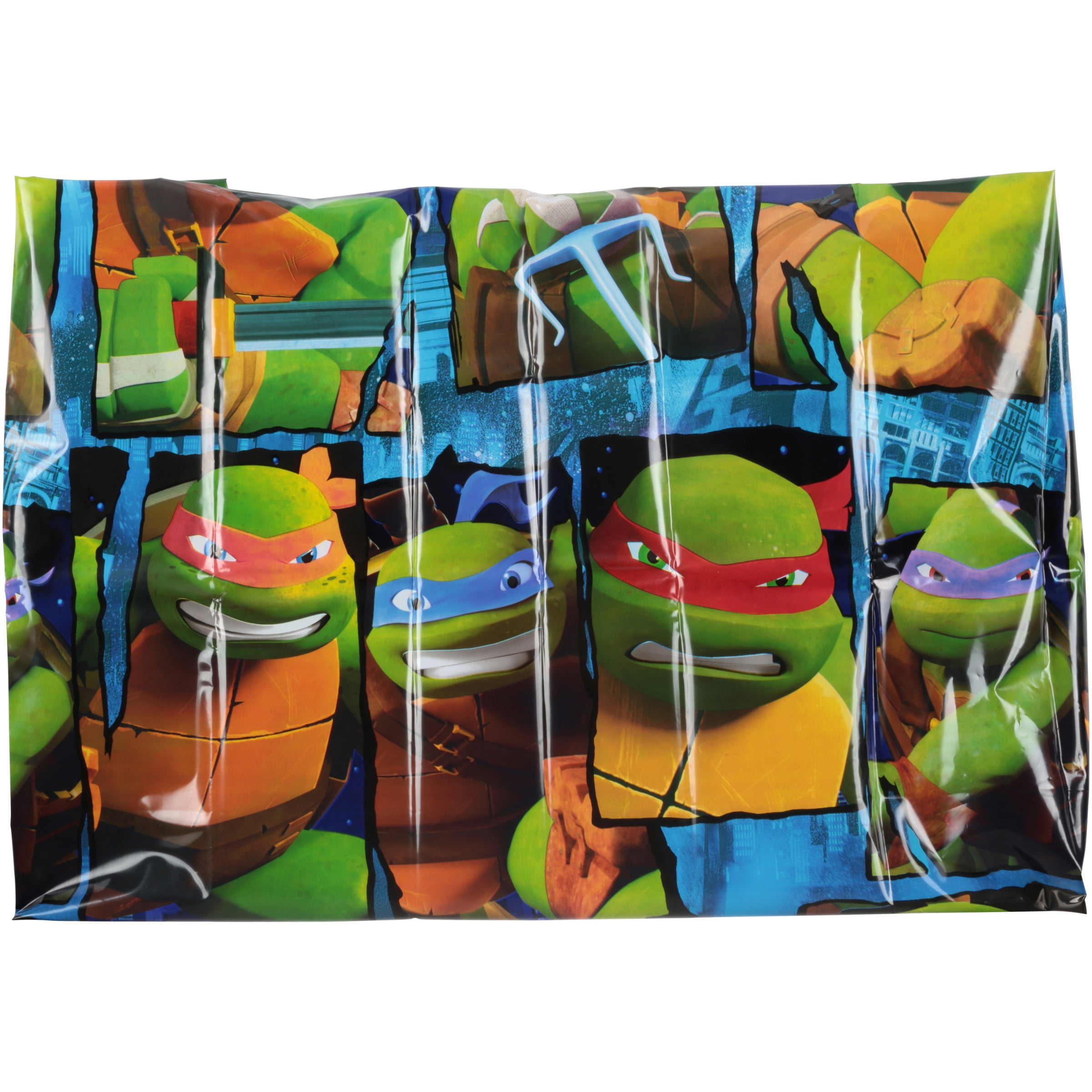 nickelodeon TMNT Ninja Turtles Fabric Shower Curtain Kids Bathroom Decor 70"x72" 