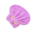 thumbnail image 2 of Billuyoard Gorro de ducha absorbente de agua, gorro de baño de secado rápido, envoltura de SPA con lazo, accesorio de toalla para el baño del hogar, Juegos de accesorios de baño Violeta Billuyoard HA067519-02, 2 of 6