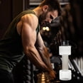 thumbnail image 6 of LHWEN Water Bottle Dumbbell Shaped Multifunctional Drinking Bottle Leakproof Gym School Cycling Outdoor Sports Fitness Hydration Screw Lid Compact Design Transparent Plastic Versatile Use Yoga, 6 of 8