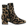 thumbnail image 4 of Botas para niña PANDANINJIA Alyssa de gamuza con estampado de leopardo y tacón bajo, 4 of 8