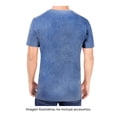 thumbnail image 2 of Playera Capitán América para Hombre, Manga Corta con Estampado con Escudo Azul Jaspe Talla EG, 2 of 3
