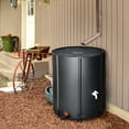 thumbnail image 3 of Zimtown 132 Gallon Portable Rain Barrel Farms Water Storage Saver for Patio - Black, 3 of 8