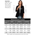 thumbnail image 3 of CRAYNER Women Cardigan Casual Lightweight Cardigan 3/4 Sleeve Open Front Soft Light Cardigan Drape Duster, 3 of 9