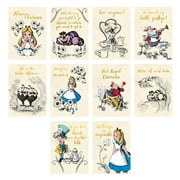 Alice In Wonderland Postcard (Pack of 10)