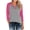 Pink, variant on Women's Tops Under $10 Free Shipping Fashion Tees Casual Crewneck 3/4 Sleeve Loose T Shirt Ladies Blouses Shirts