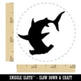 thumbnail image 2 of Hammerhead Shark Silhouette Self-Inking Rubber Stamp Ink Stamper - Purple Ink - Small 3/4 Inch, 2 of 7