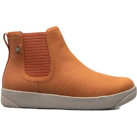 Bogs Kicker Chelsea Leather Shoes - Women s  Burnt Orange  7.5